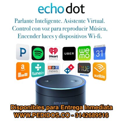 Parlante Inteligente Amazon Echo Dot 2 - Imagen 3