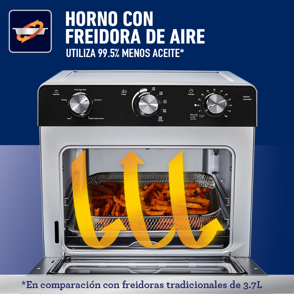 Horno Con Freidora De Aire OSTER - Pedidos.co Tienda