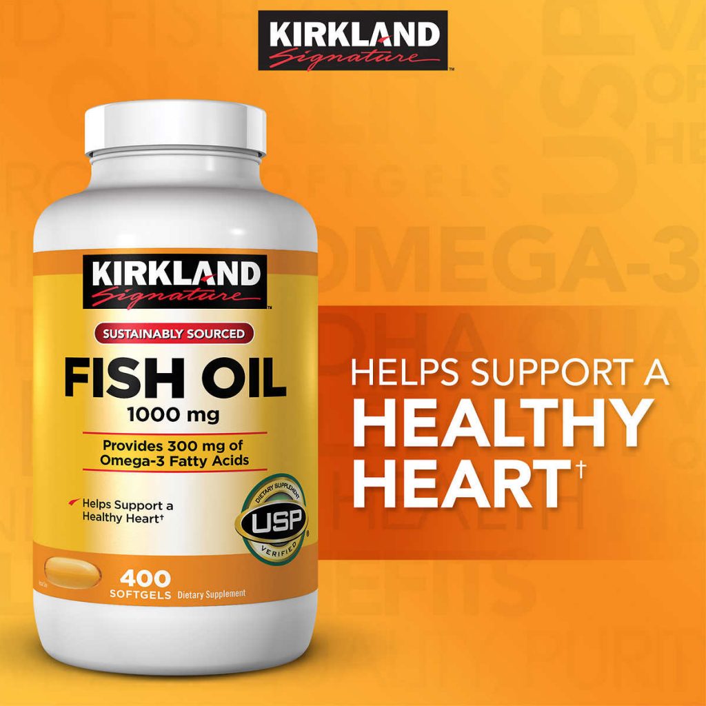 Fish Oil Omega 3 Kirkland Original - Pedidos.co Tienda