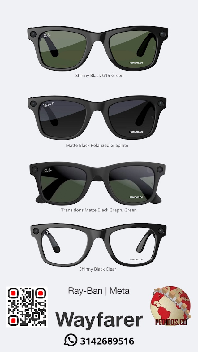 Rayban Meta Modelos Colombia Bogota